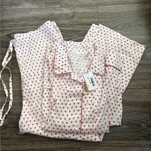 Roller Rabbit Pink Heart Pajama Set